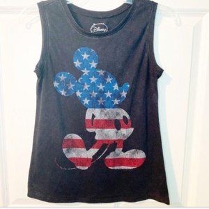 Disney Mickey Mouse American Flag Tank XS